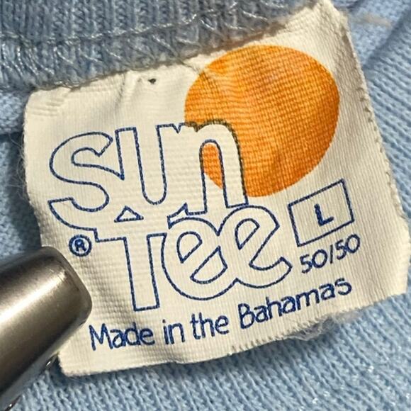 Vintage 2nd Bahamas Auto Show T-Shirt Size L 17x26 Graphic Tee 1989 Valvoline - Picture 6 of 10